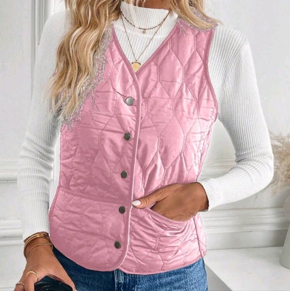 Ffleece Lined Padded Vest Jacket - Picture 4 of 4